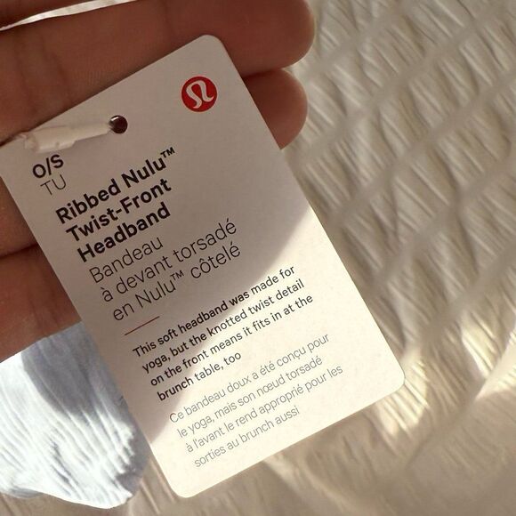 ribbed nulu twist front headband - Picture 2 of 2